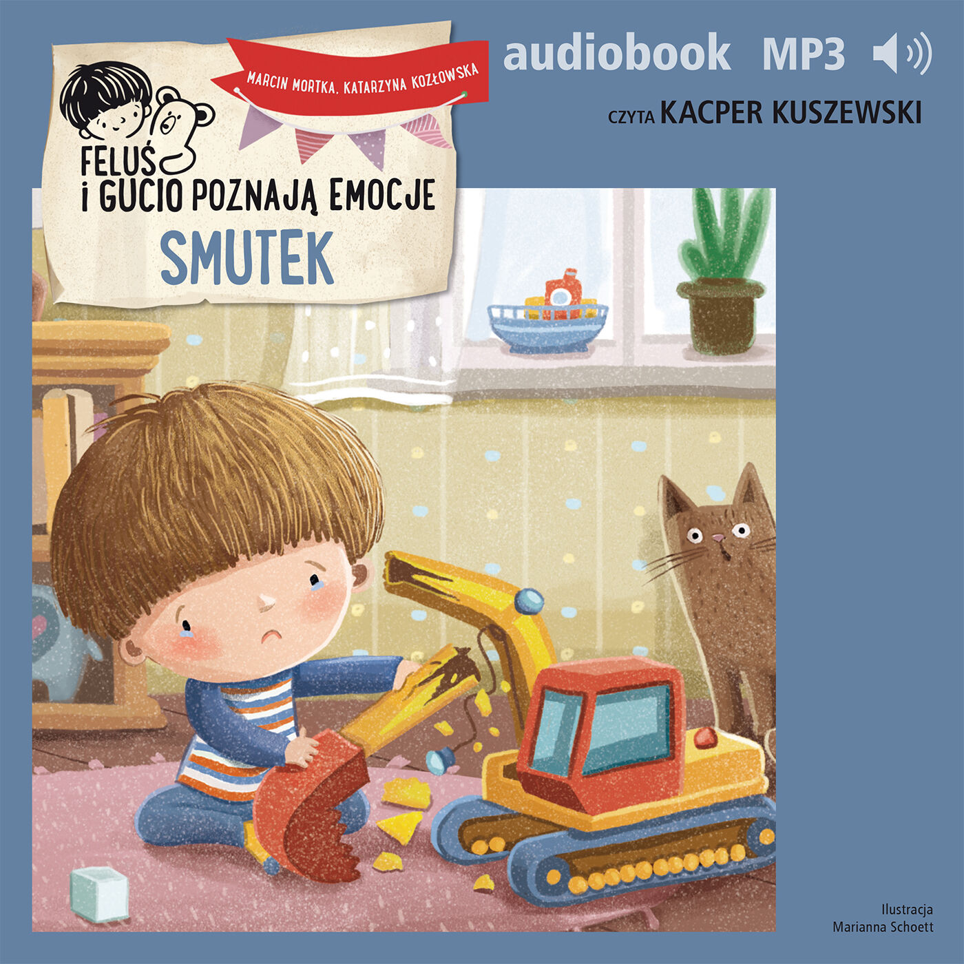Feluś i Gucio poznają emocje. Smutek (audiobook MP3)