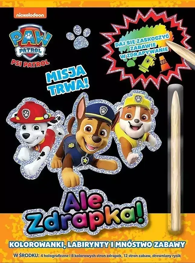 Misja trwa! ale zdrapka! psi patrol