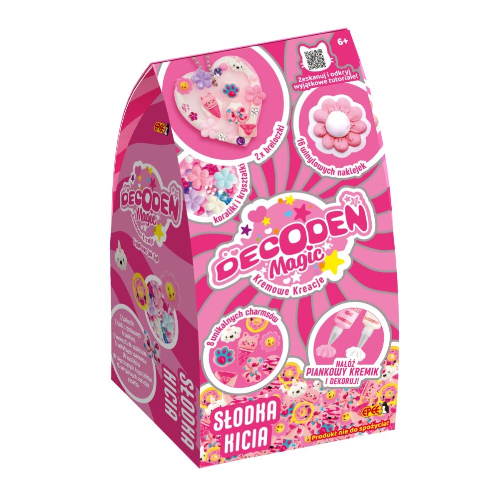 Zestaw kreatywny Decoden Magic Starter Pack Słodka Kicia EP60678