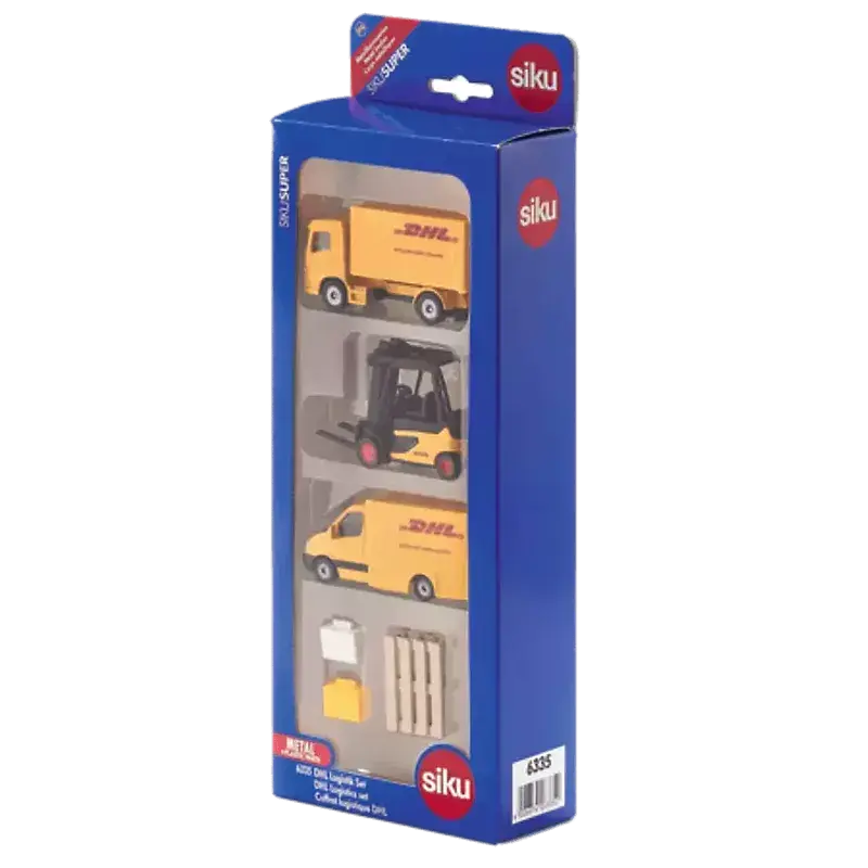 Gift set - zestaw pojazdów dhl siku super s6335
