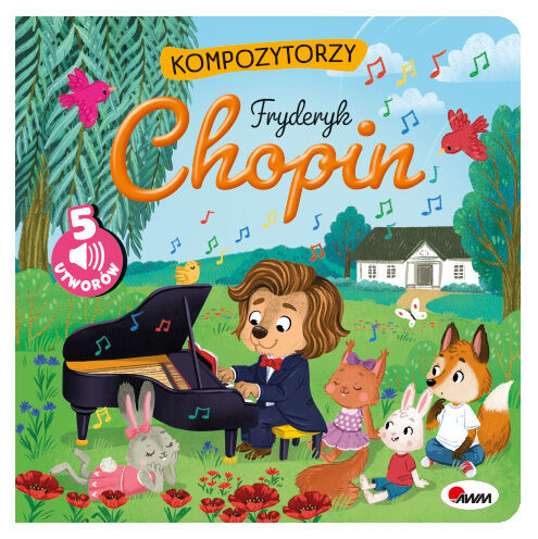 Fryderyk Chopin z panelem dźwiękowym. Kompozytorzy