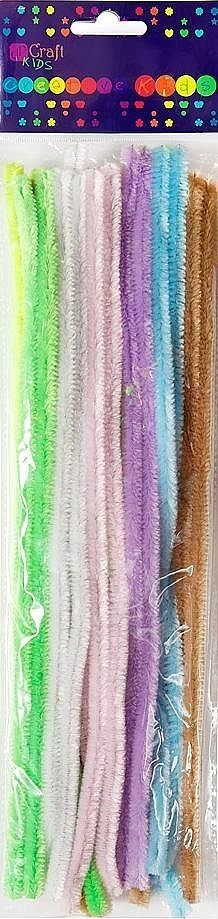 Druciki kreatywne pastel 30 cm 25 szt