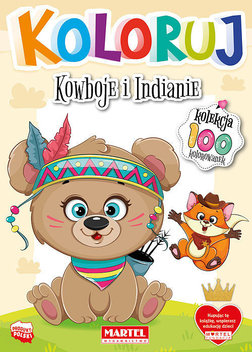 Kowboje i indianie. Koloruj