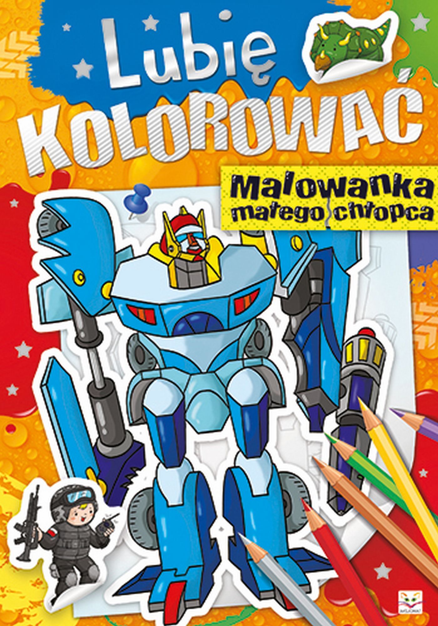 Lubię kolorować. Malowanka małego chłopca