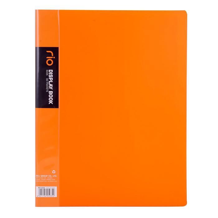 Album ofertowy A4 Rio PP 60 koszulek pomarańczowy
