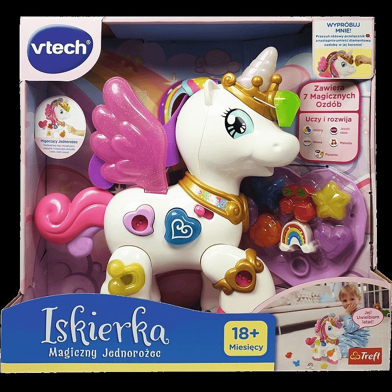 Iskierka magiczny jednorożec vtech 61239