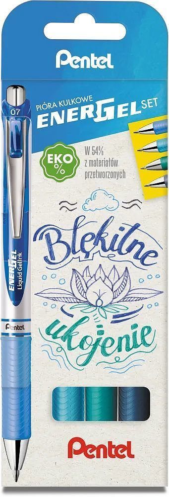 Zestaw piór energel bl77 błękitne ukojenie 4 kolory