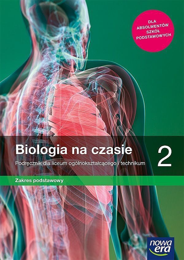 Nowe biologia na czasie era podręcznik 2 liceum i technikum zakres podstawowy 64912