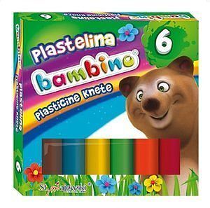 Plastelina Bambino 6 kol.