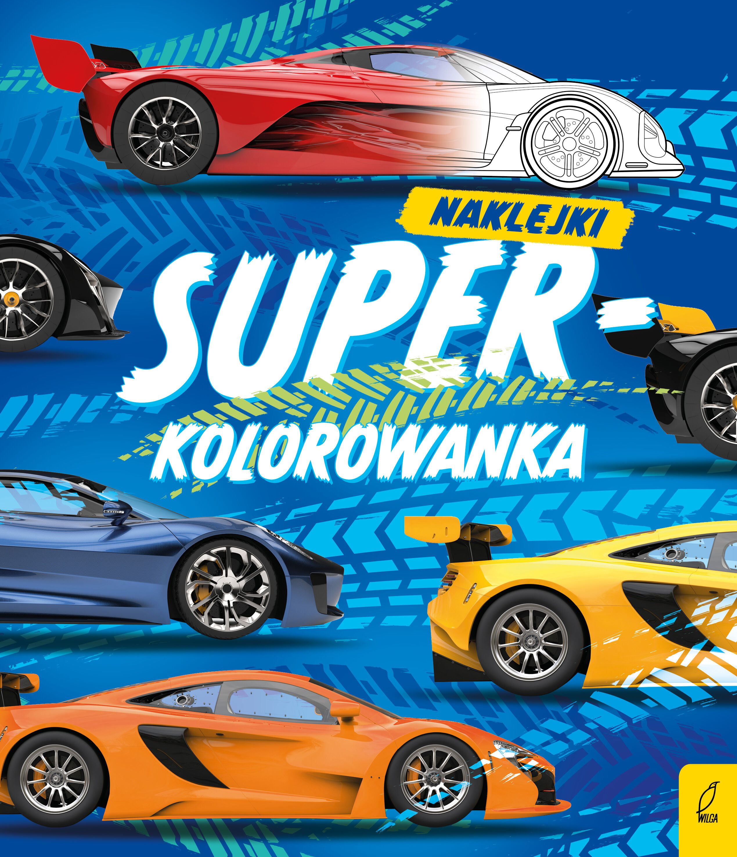 Superkolorowanka. Moja niebieska kolorowanka
