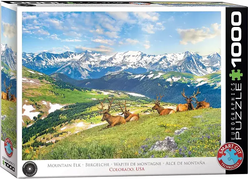 Puzzle 1000 mountain elks 6000-5705