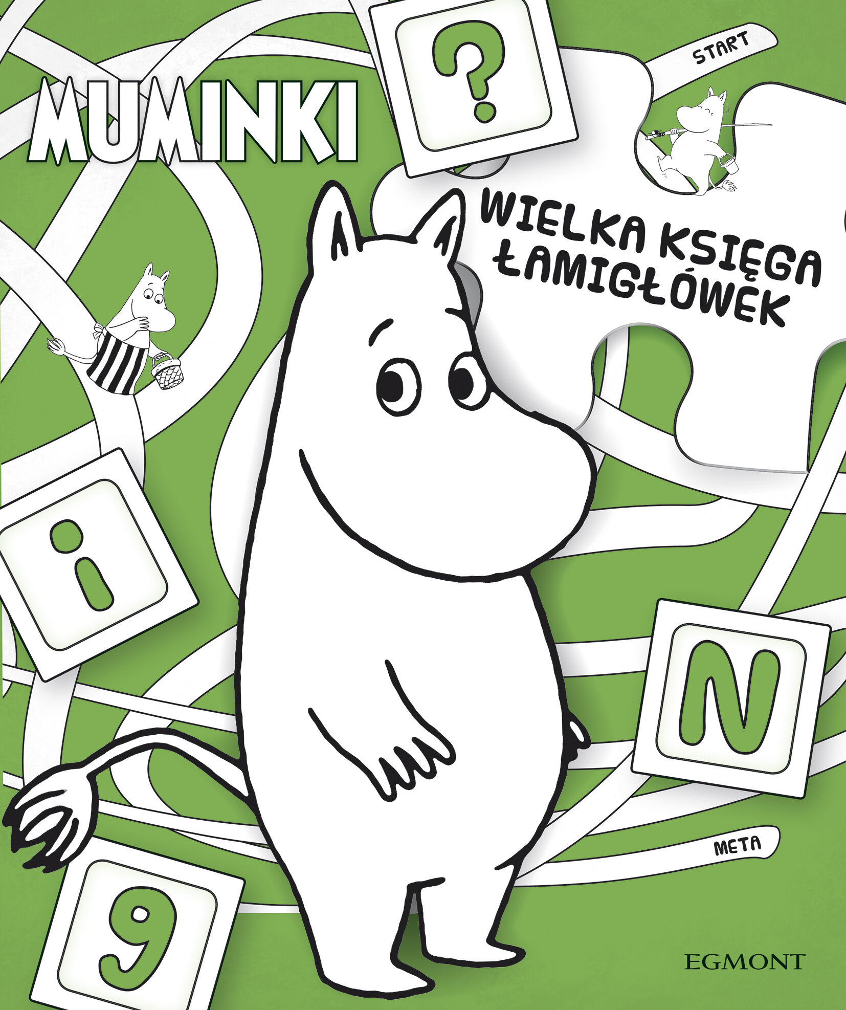 Wielka księga łamigłówek. Muminki