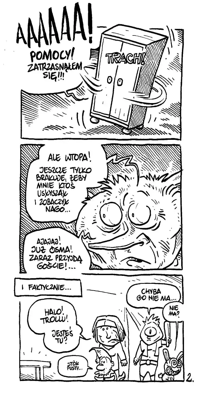 Troll Teodor w szafie HC