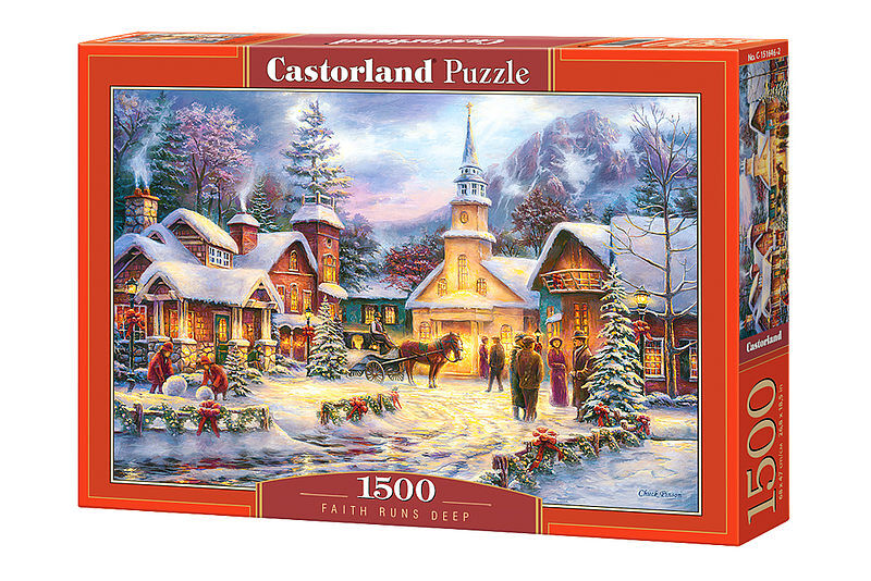 Puzzle 1500 wiara sięga głęboko c-151646-2
