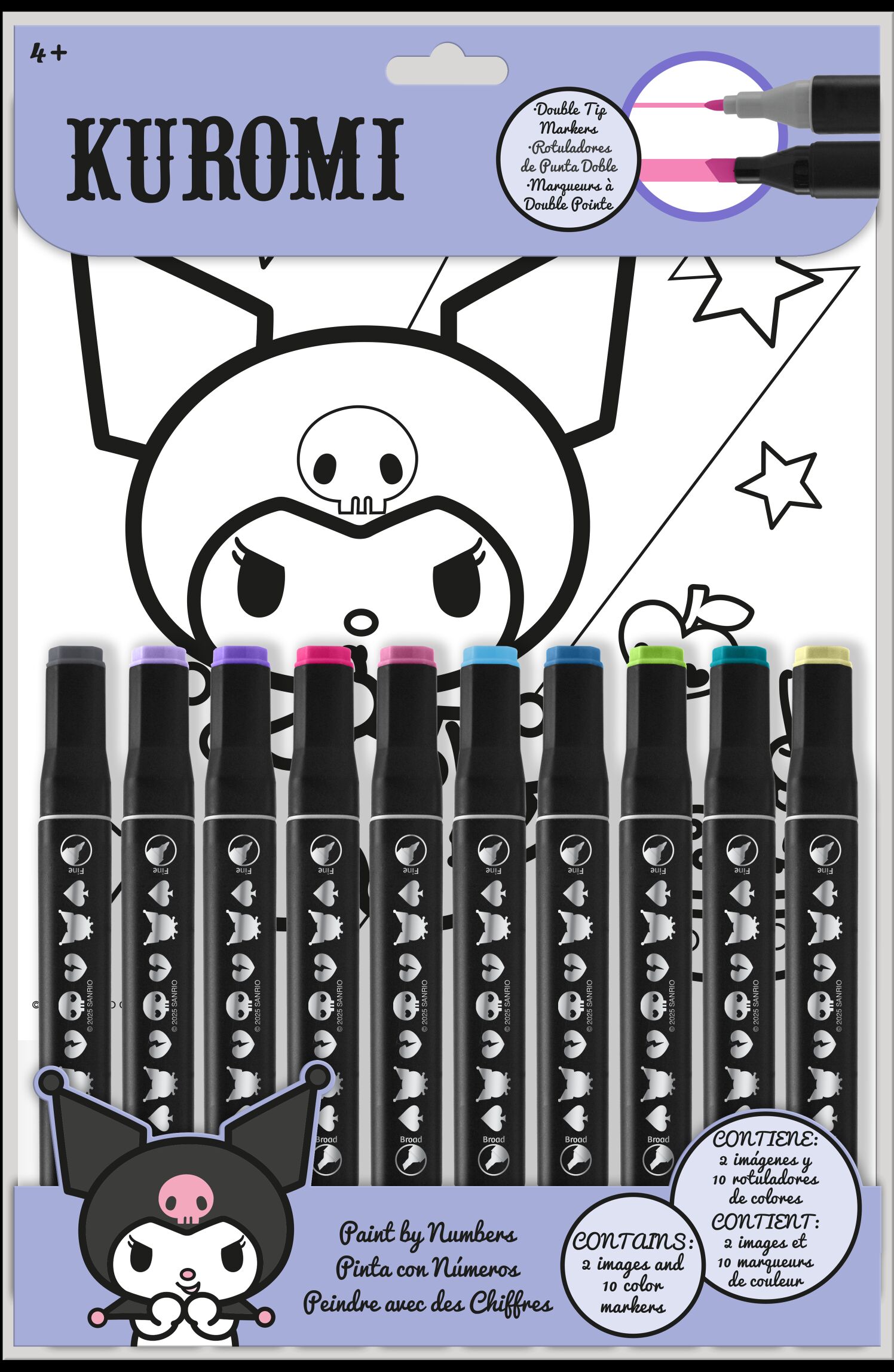 Zestaw kreatywny Kuromi 12 el. KU00022