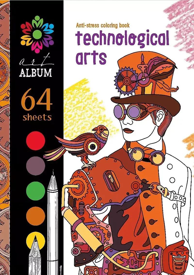 Kolorowanka antystresowa 143x200 32 kartki tw technological arts