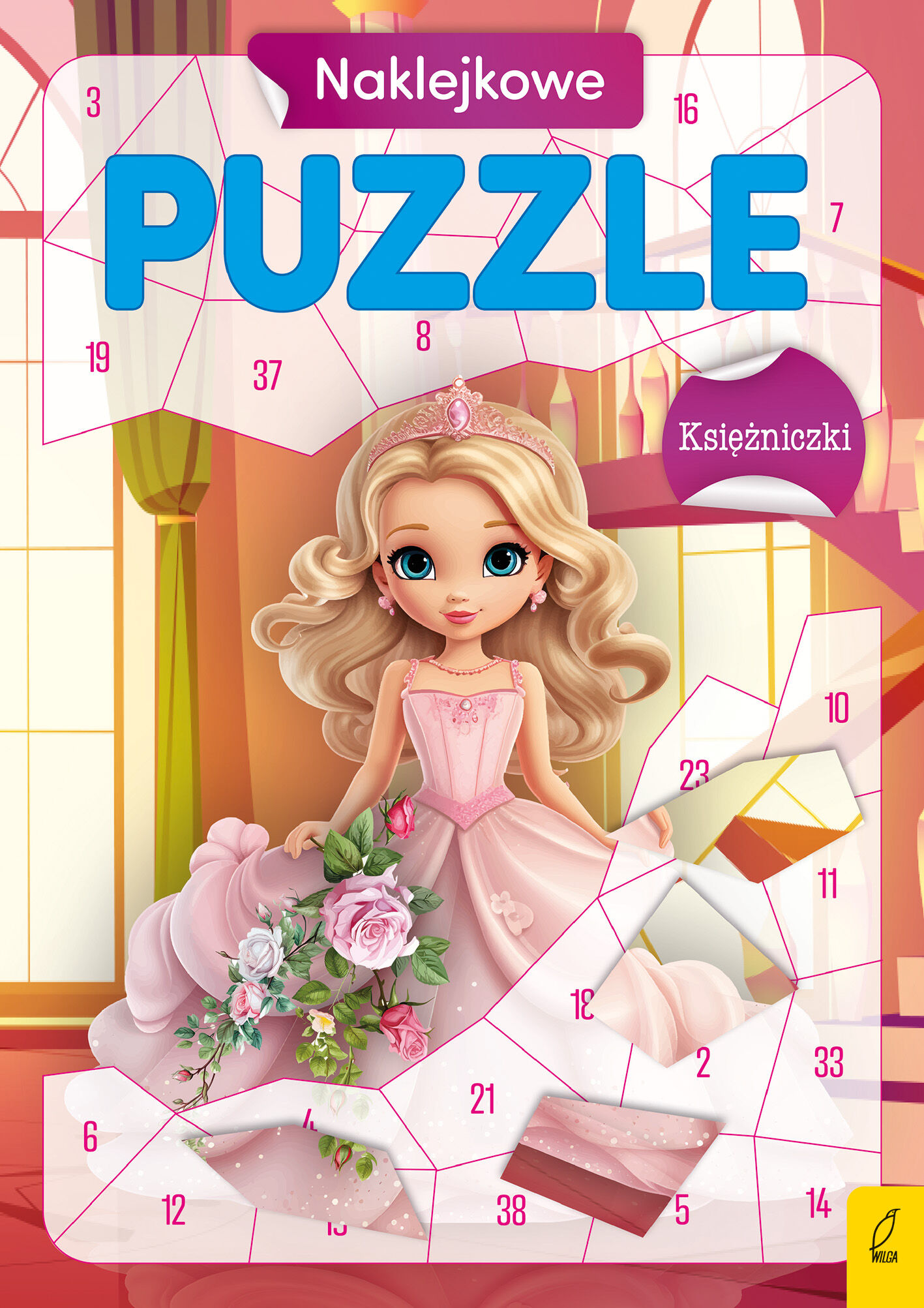 Naklejkowe puzzle. Księżniczki