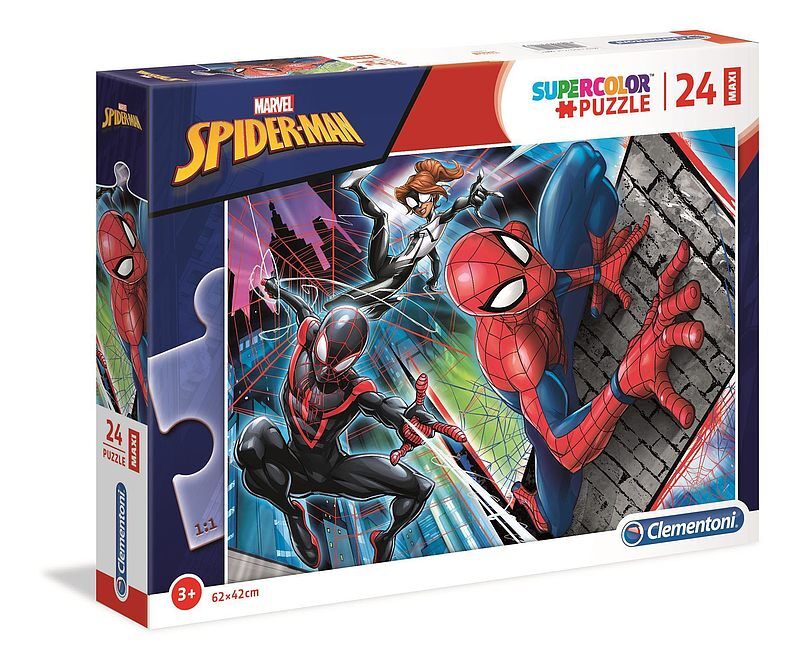 Puzzle 24 maxi super kolor spider-man 24497