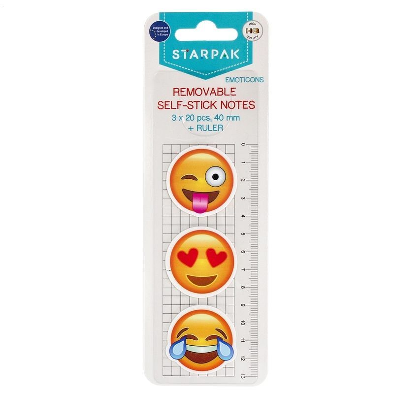 Zakładka indeksująca emoticon z linijką