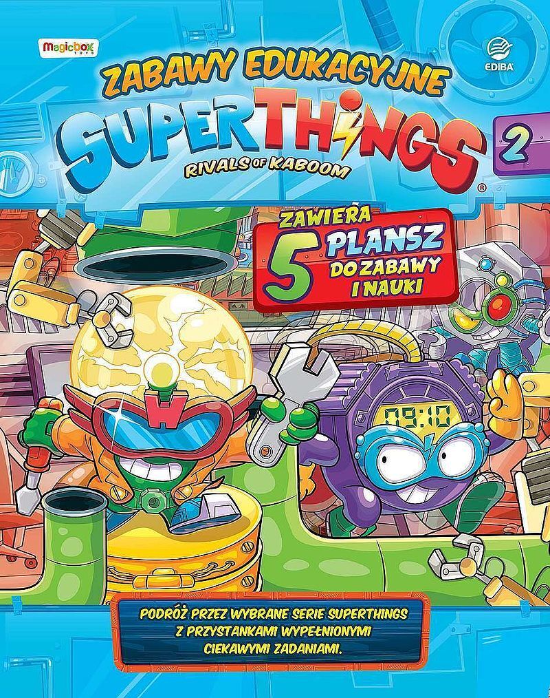 Superthings. Książka z naklejkami