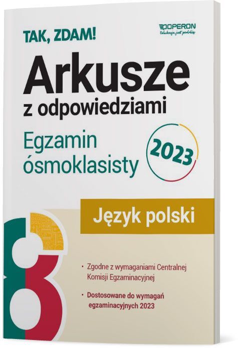 Arkusze Egzamin ósmoklasisty 2023 Język polski