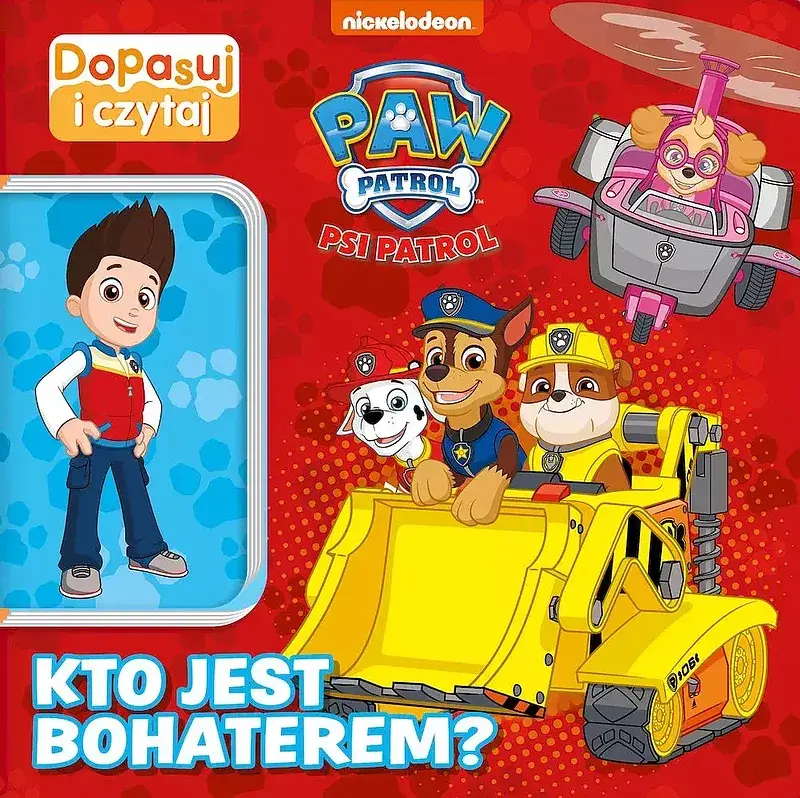 Psi Patrol. Dopasuj i Czytaj. Kto jest bohaterem?