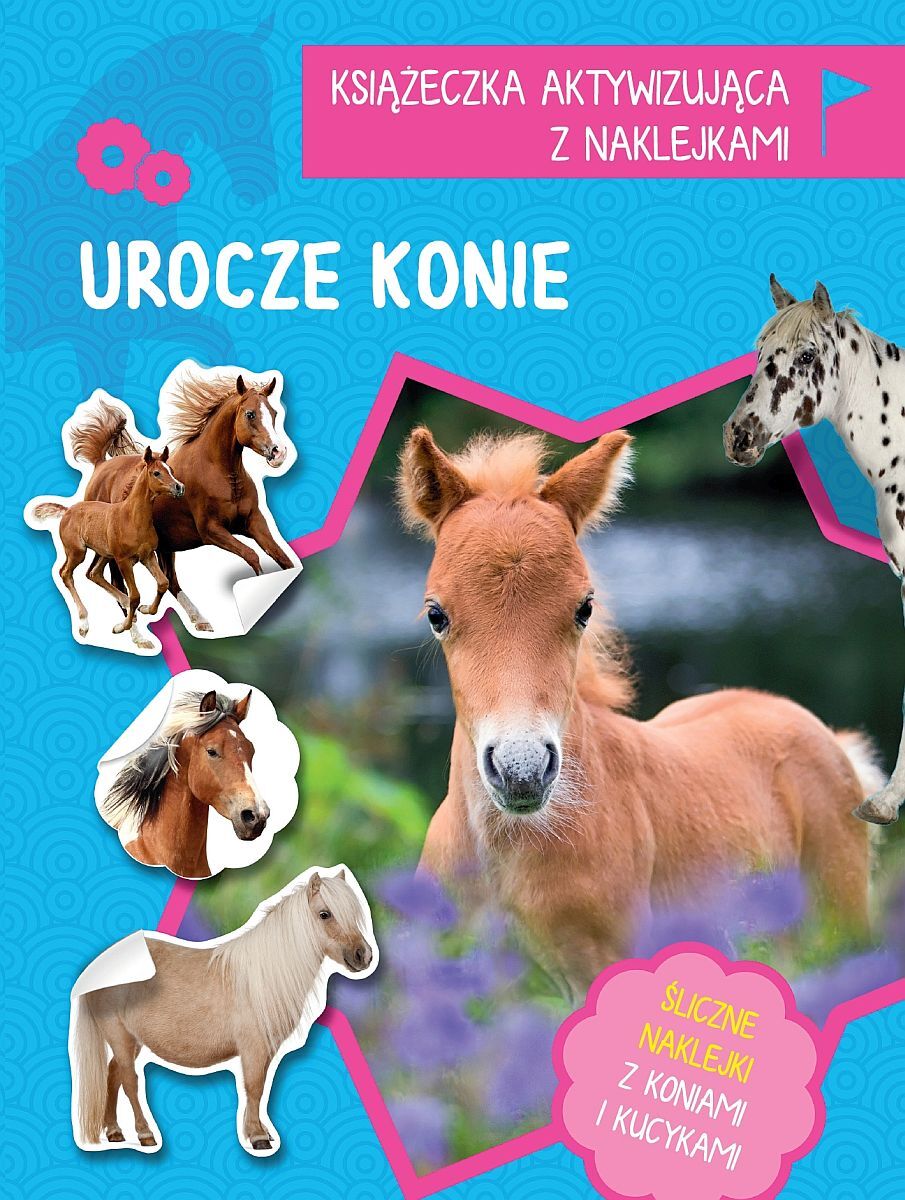 Urocze konie. Książeczka aktywizująca z naklejkami