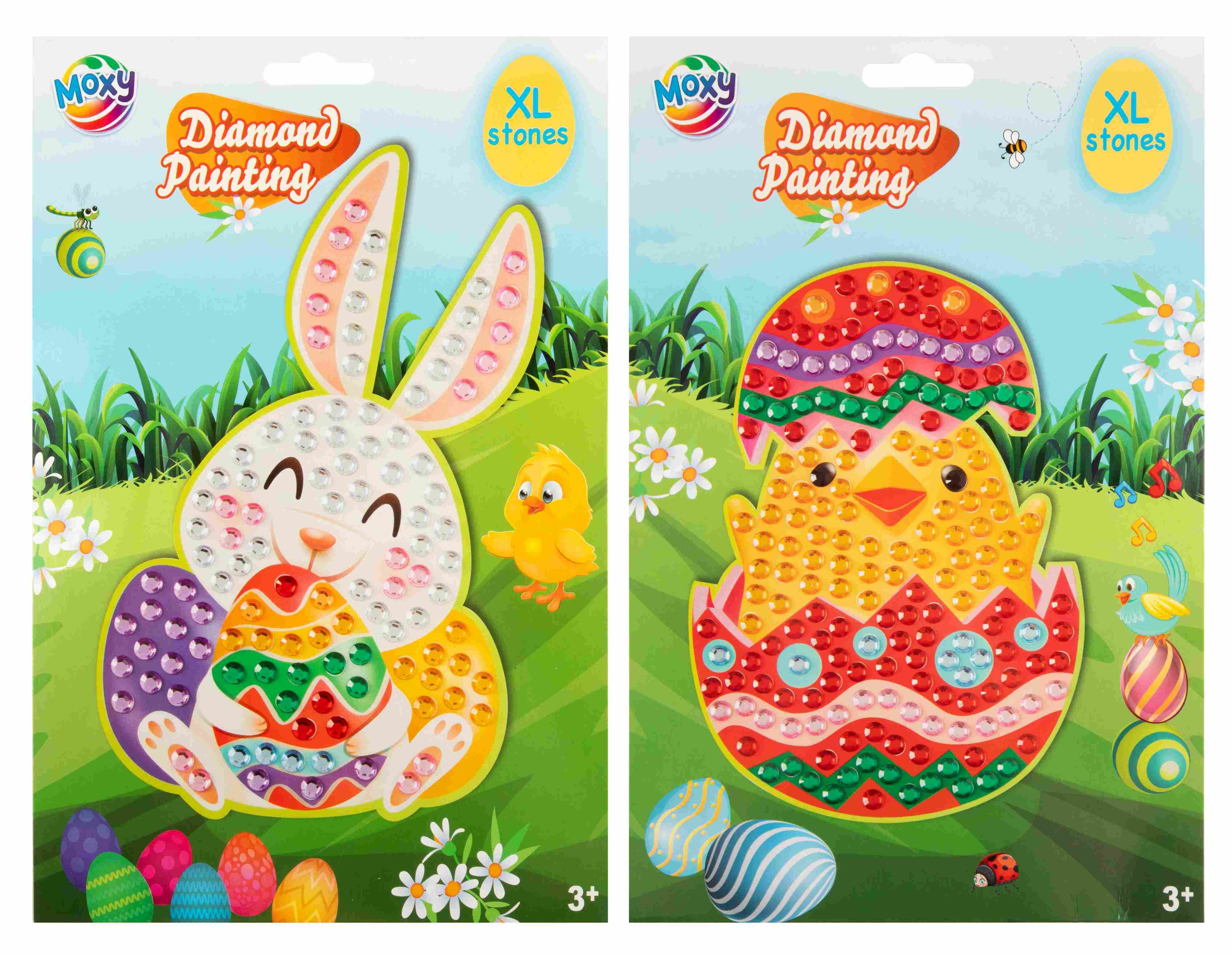 Mozaika diamentowa A5 z dużymi kamieniami 2szt.mix