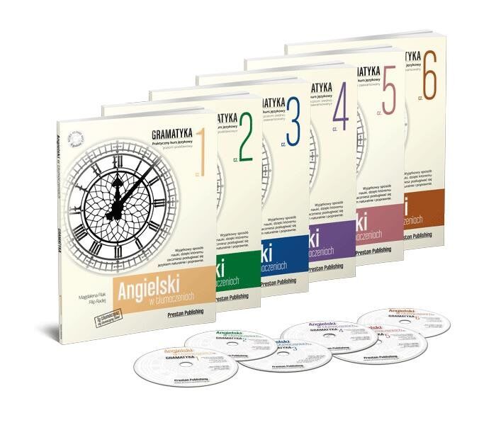 Angielski w tłumaczeniach pakiet gramatyka 1-6 + CD