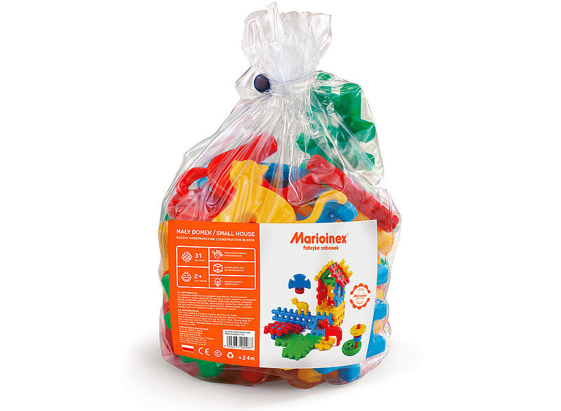 Klocki konstrukcyjne waffle 31 mały domek