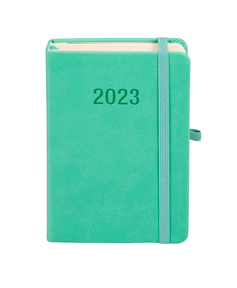 Kalendarz 2023 vivella memofix b6 turkusowy dns