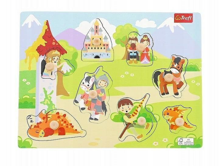 Puzzle drewniane medium  knight's castle 61636