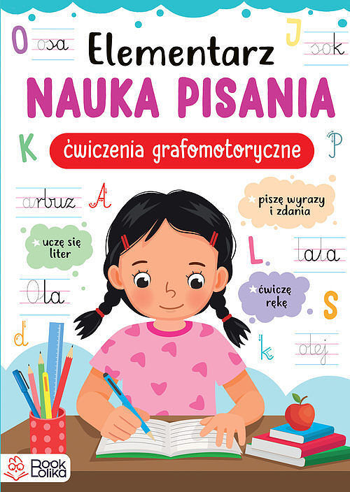 Elementarz. Nauka pisania. Ćwiczenia grafomotoryczne.