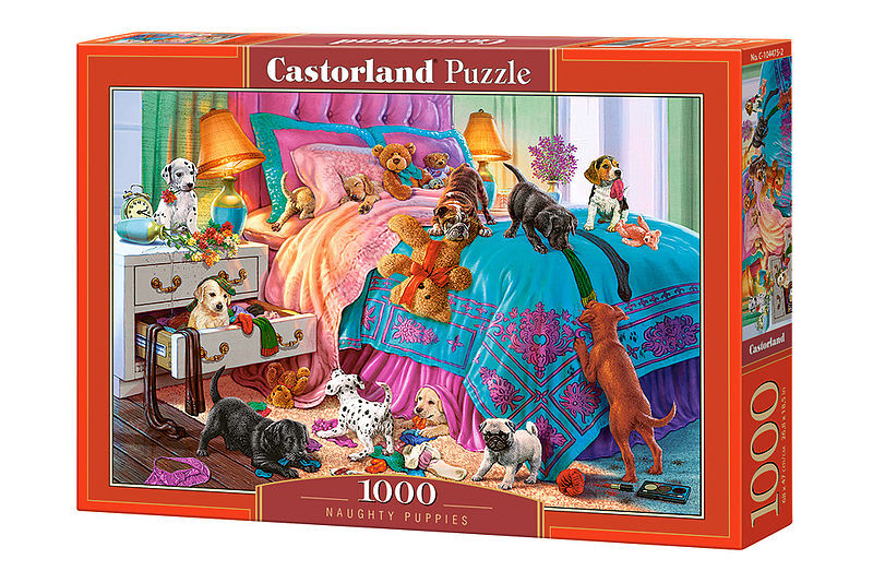 Puzzle 1000 Naughty Puppies