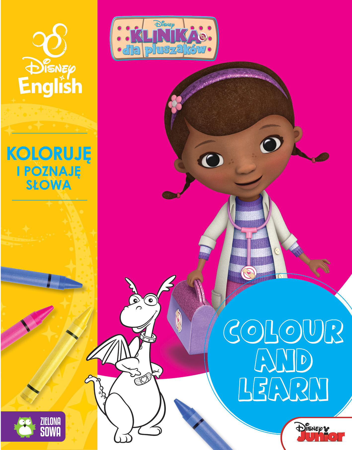 Colour and learn! Dosia. Koloruję i poznaję słowa. Disney English