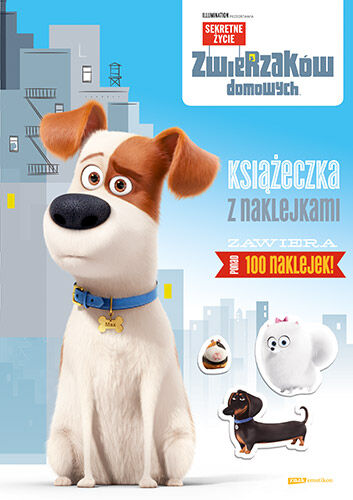 Sekretne życie zwierzaków domowych książeczka z naklejkami