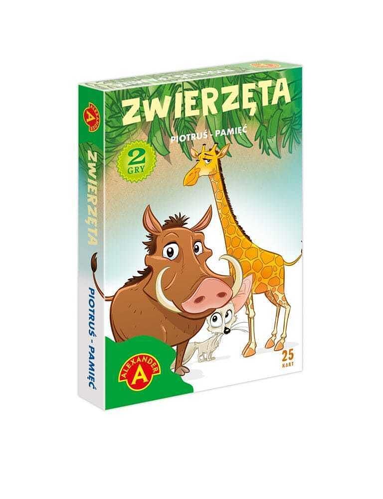 Gra karty piotruś + pamięć zwierzęta