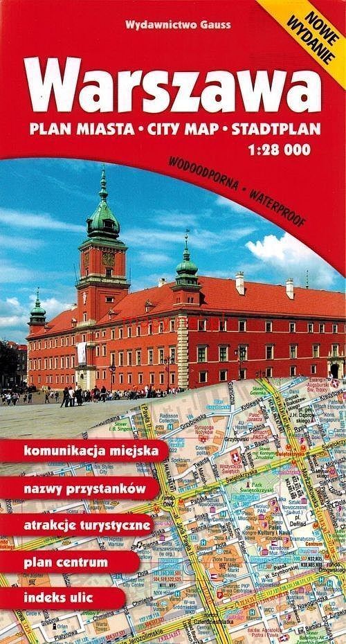 Warszawa. Plan miasta 1:28 000