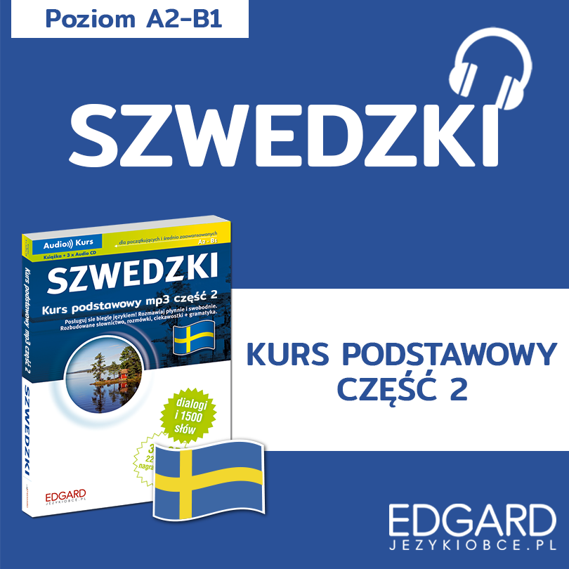 Szwedzki. Kurs podstawowy mp3 część 2 (audiobook MP3)