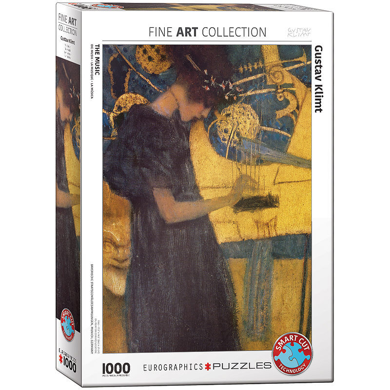 Puzzle 1000 muzyka, gustacv klimt 6000-1991