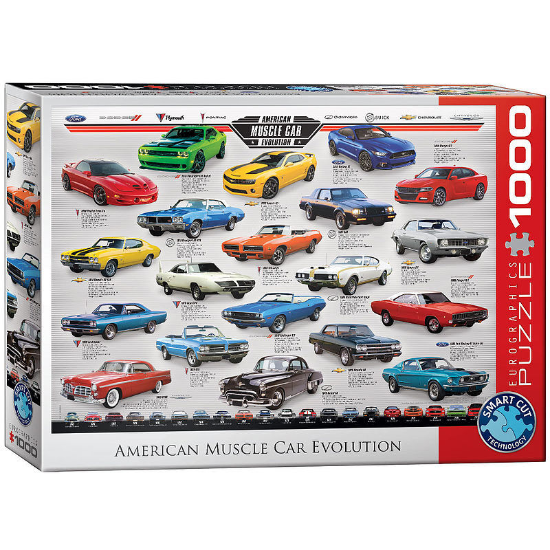 Puzzle 1000 american muscle car evolution 6000-0682