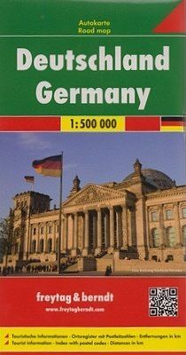 Niemcy mapa 1:500 000 freytag berndt