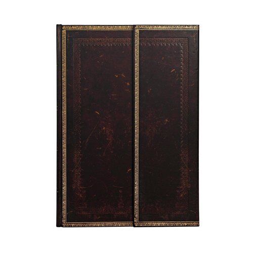 Notatnik gładki Paperblanks Black Moroccan Grande