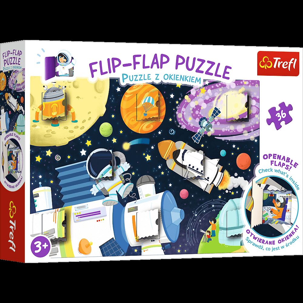 Puzzle 36 Z okienkiem Kosmos 14272