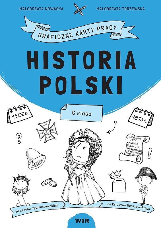 Historia polski graficzne karty pracy dla klasy 6