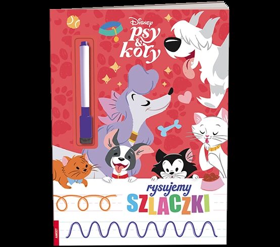 Disney Psy & koty Rysujemy szlaczki KSS-9119