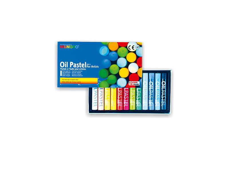 Pastele olejne mungyo 12 kolorów mop-12