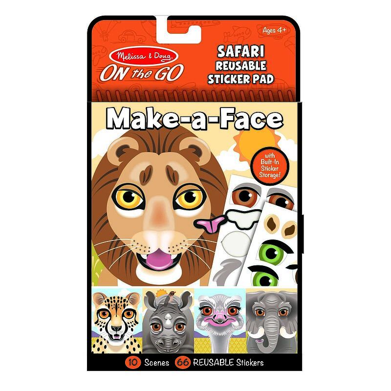 Naklejki stwórz twarz safari