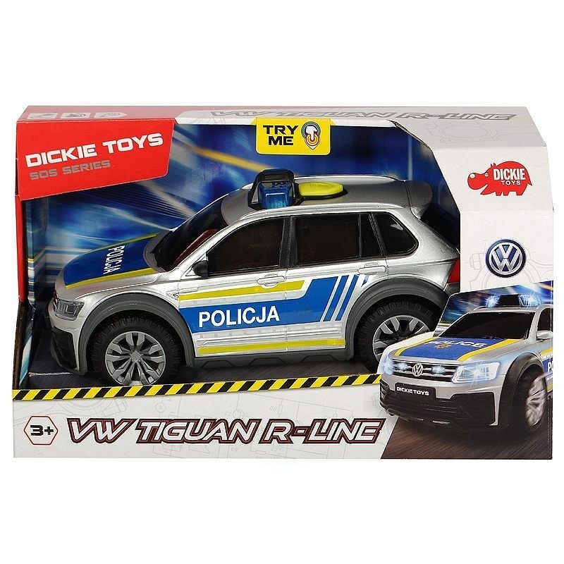 Samochód policyjny tiguan r-line
