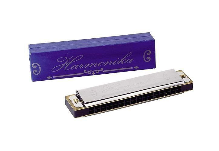 Metalowa harmonijka ustna goki